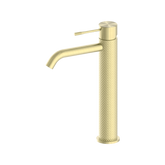 Opal Tall Basin Mixer Brushed Gold